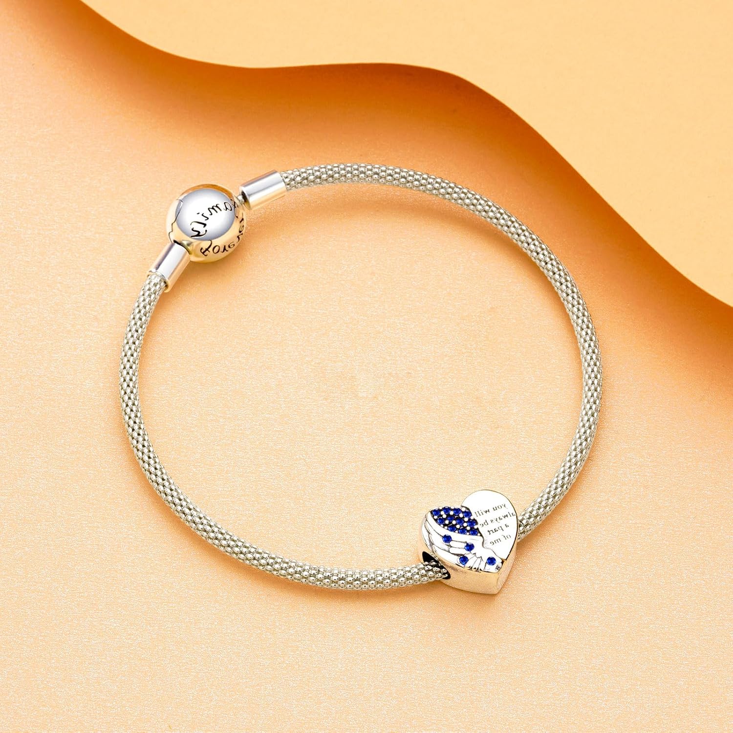 Thumbnail 2 de Rimgoris 925 Sterling-Silber Charm für Damenarmbänder „Ewige Liebe“ (Valentinstag)