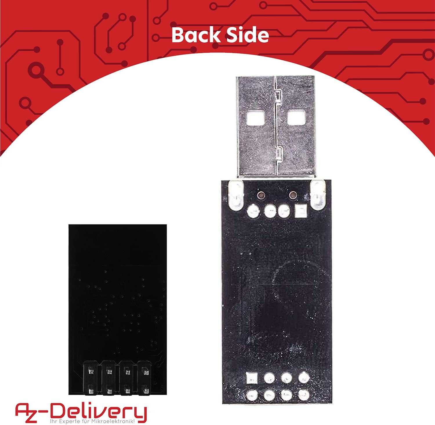 Thumbnail 2 de AZDelivery 5× ESP8266 ESP-01S mit USB-Adapter (CH340G) – WLAN-Modul kompatibel mit Arduino