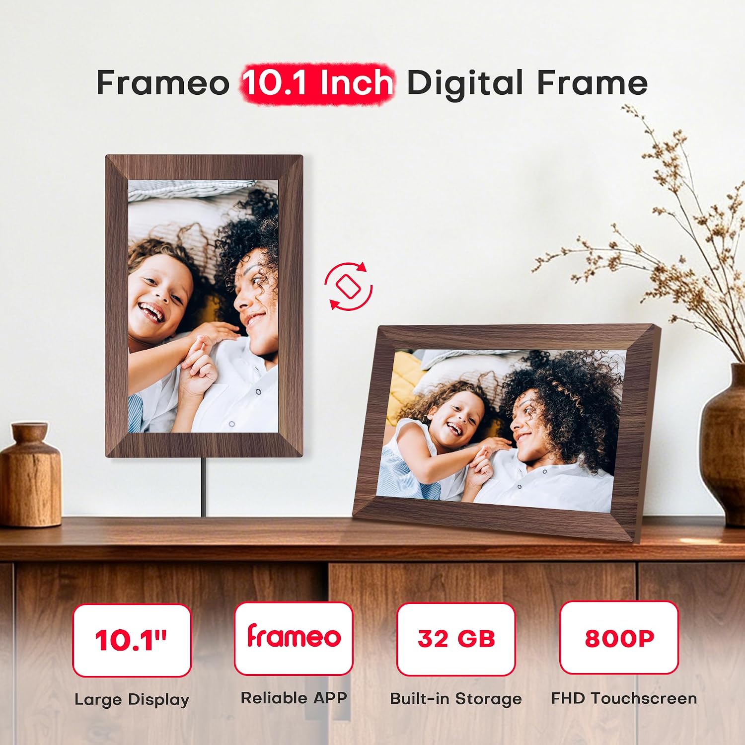 Detalle 2 de Pastigio Digital Picture Frame, 10.1-inch