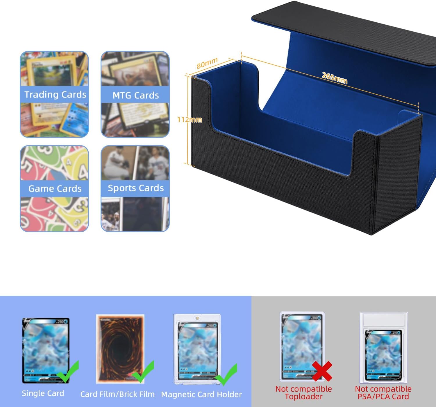 Detalle de Tolesum Boîte de Rangement 580+ cartes