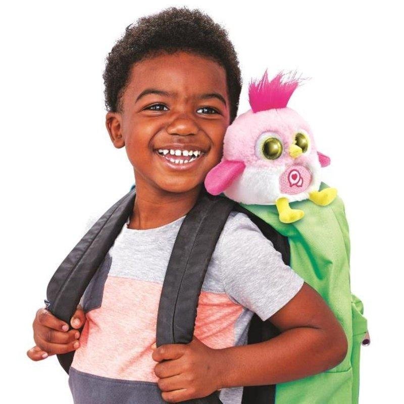 Detalle de Peluche interactivo VTech Lolibirds Rosa con soporte magnético