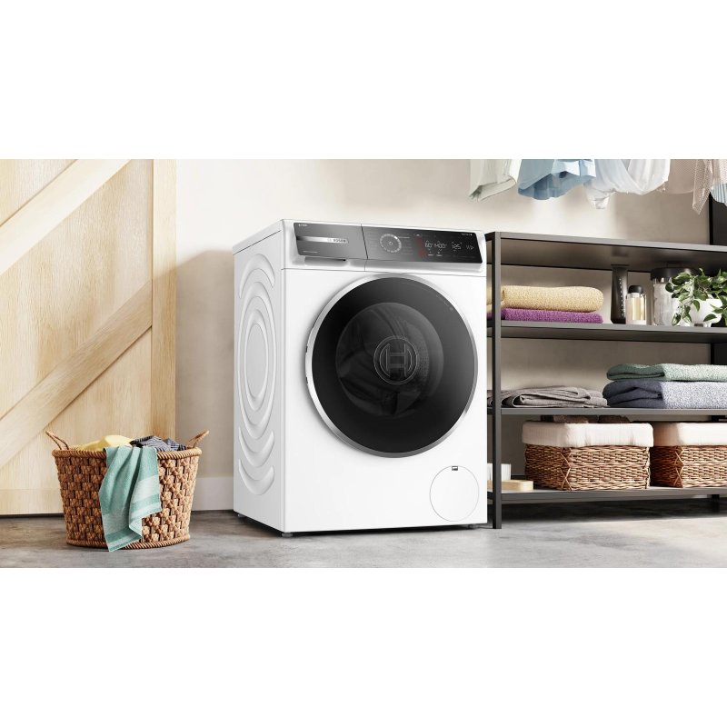 Detalle de Lavadora Bosch Serie 8 WGB254A1ES 10 kg, carga frontal, 1400 rpm, Clase A (i-DOS y Home Connect)