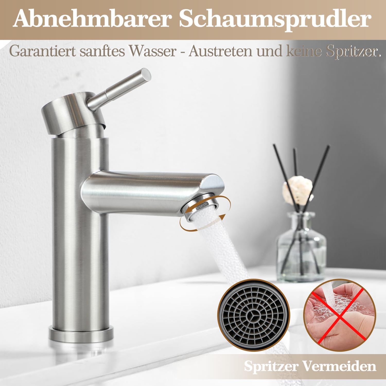 Thumbnail 3 de Laittiin Wasserhahn Einhebelmischer Hochdruck