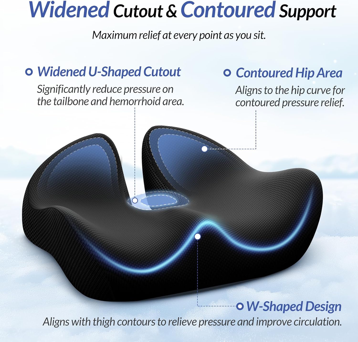 Thumbnail 2 de ZIKEE Thickened Seat Cushion 6.0" 💺