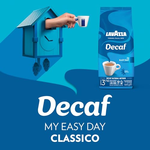 Detalle de Lavazza Decaf My Easy Day – Entkoffeinierte Arabica Bohnen, 500 g