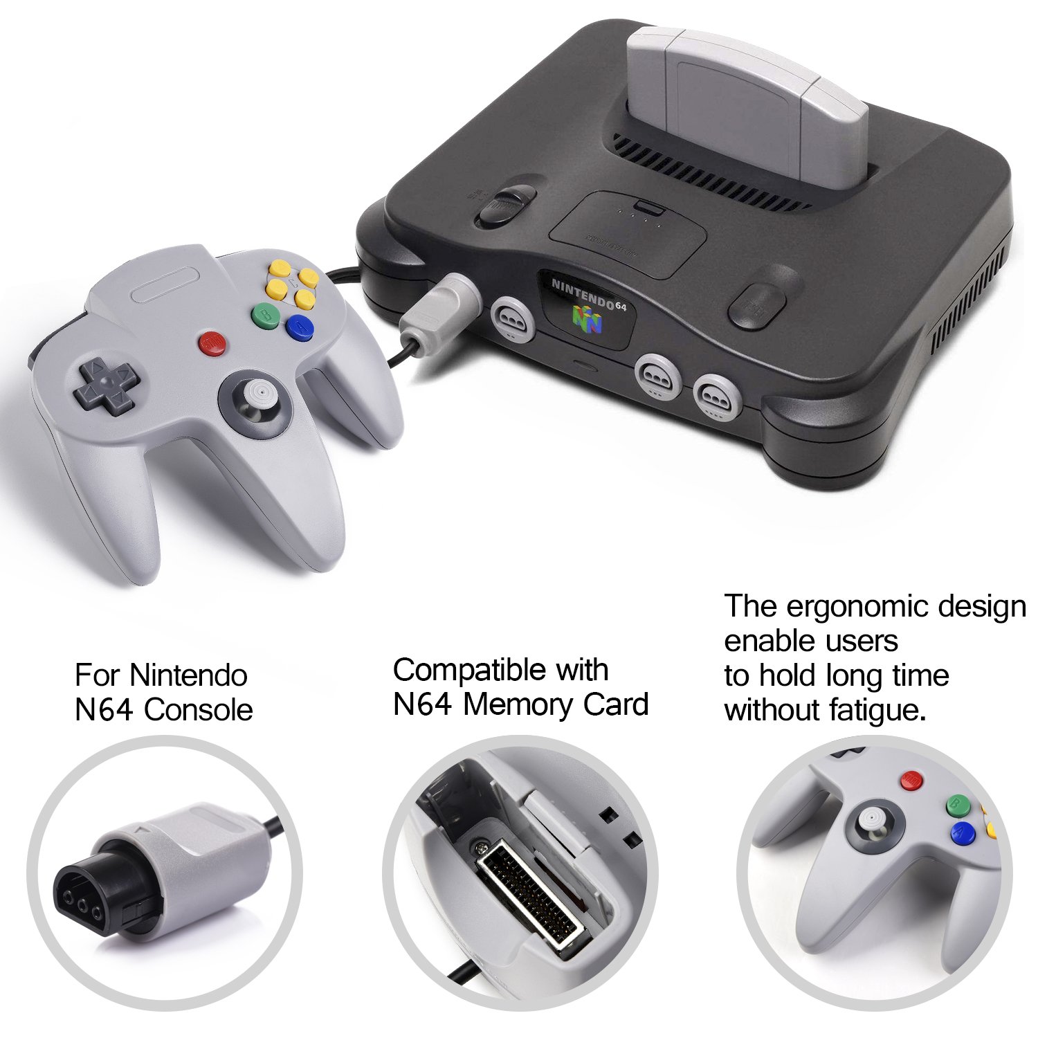 Thumbnail 1 de miadore N64 Controller Kabelgebunden 1,8 m