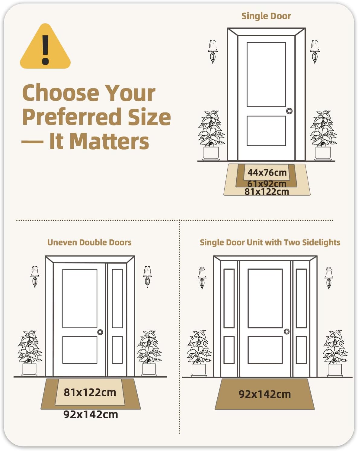 Thumbnail 1 de Color&Geometry Zerbino 44x76 cm Kaki 🏠