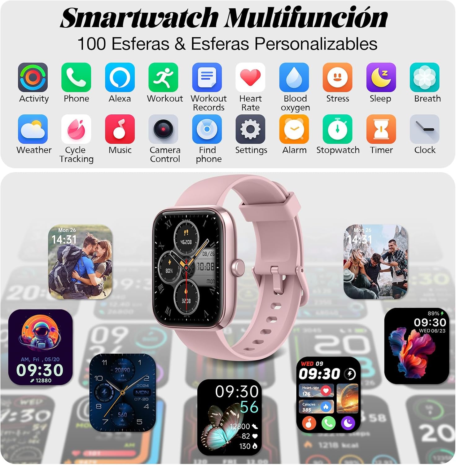Detalle 2 de YMZ Smart Watch 1.83 pulgadas con Bluetooth