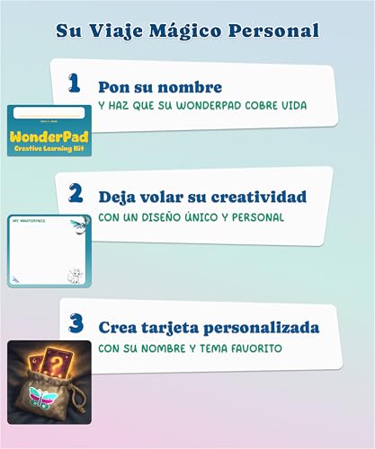 Thumbnail 7 de GoWonderia WonderPad: Pizarra Mágica 8,5” con 40 Tarjetas Montessori