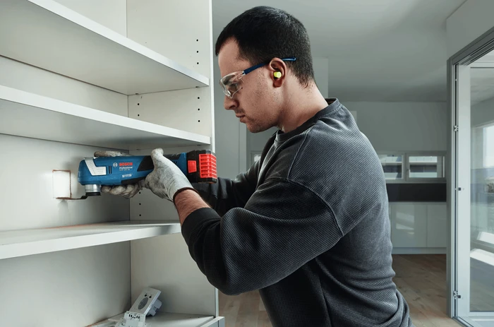 Detalle de Bosch Professional GOP 18V-34 (ohne Akku) – Multifunktionswerkzeug im 18V System