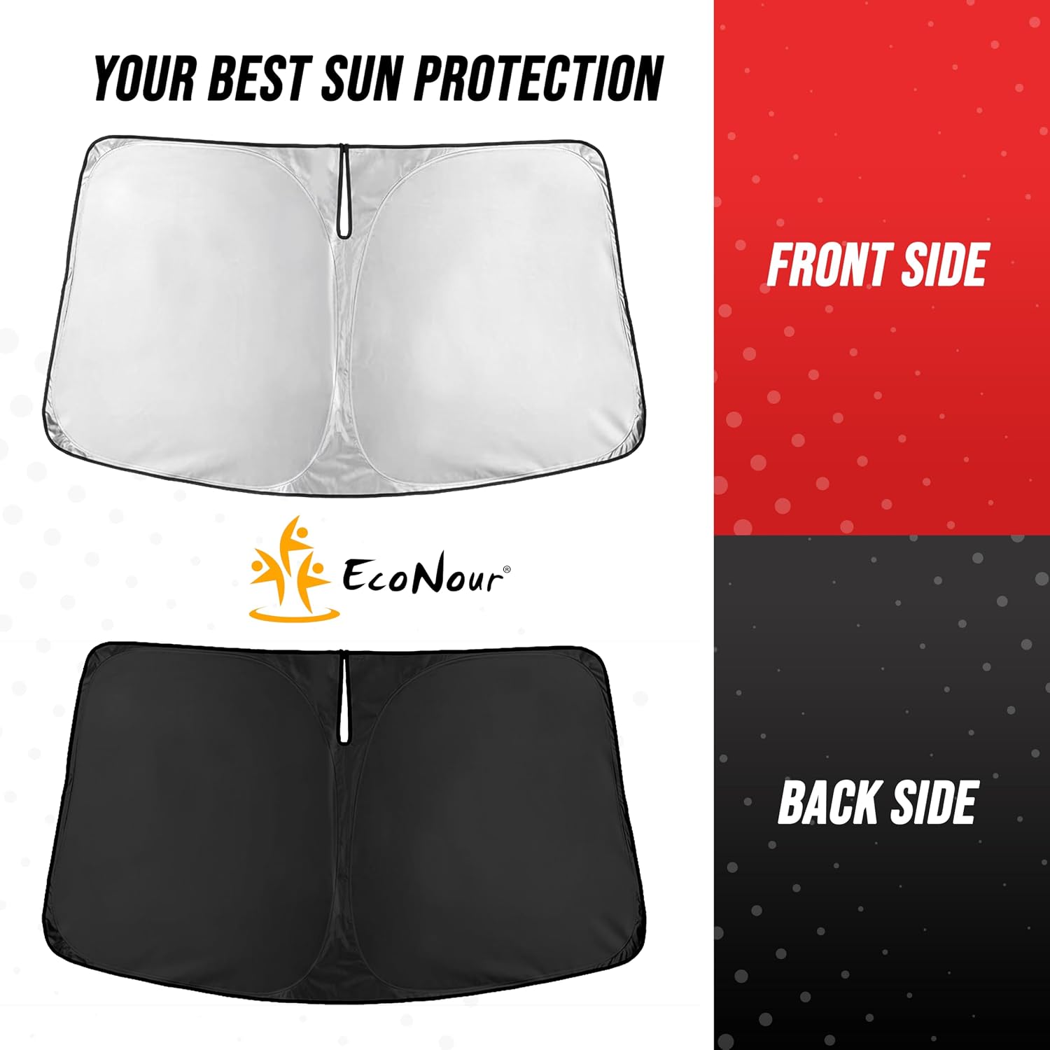 Thumbnail 6 de EcoNour Windshield Sun Shade for Tesla Model 3/Y