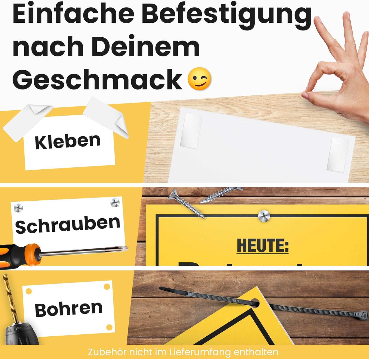 Detalle 2 de DankeDir! Schild mit Spruch Bar – lustige Geschenkidee für Freunde