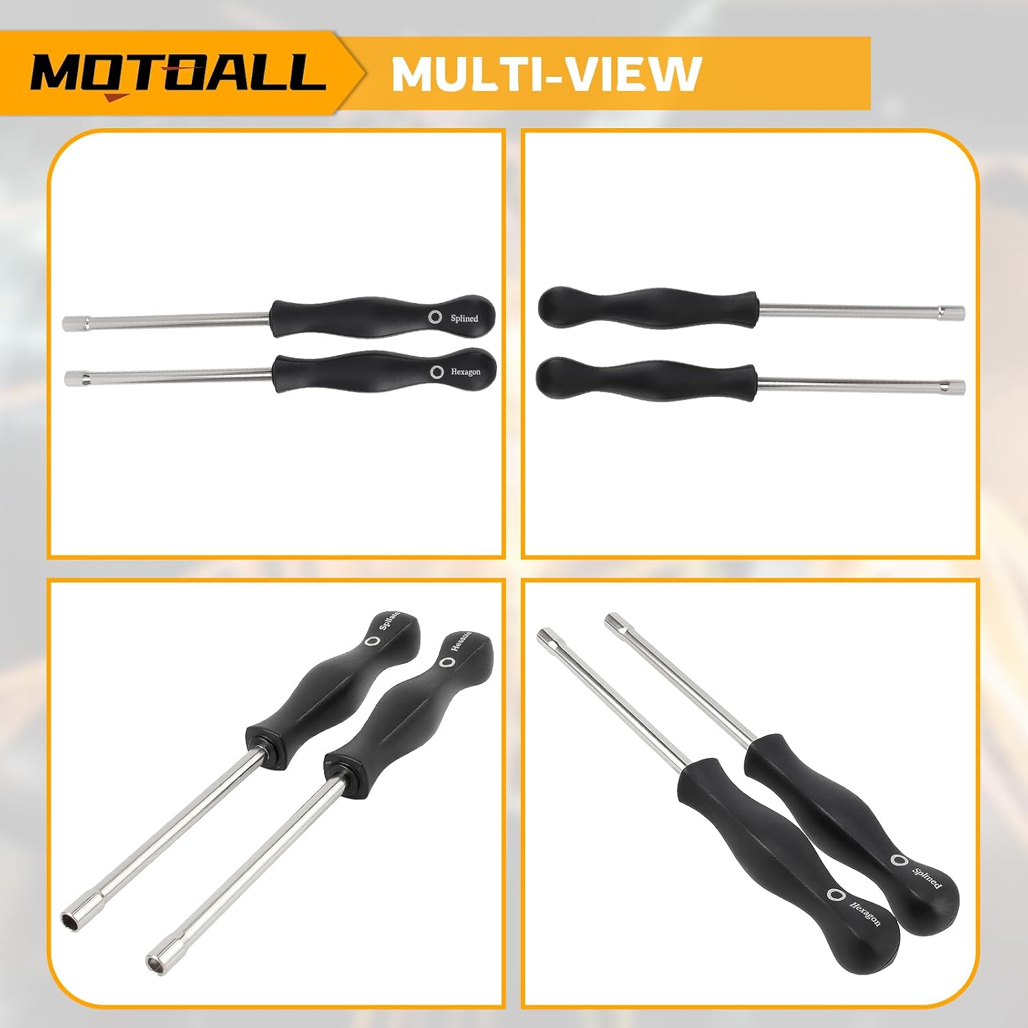 Detalle 2 de MOTOALL Carburetor Adjustment Tool, 21-Tooth Splined