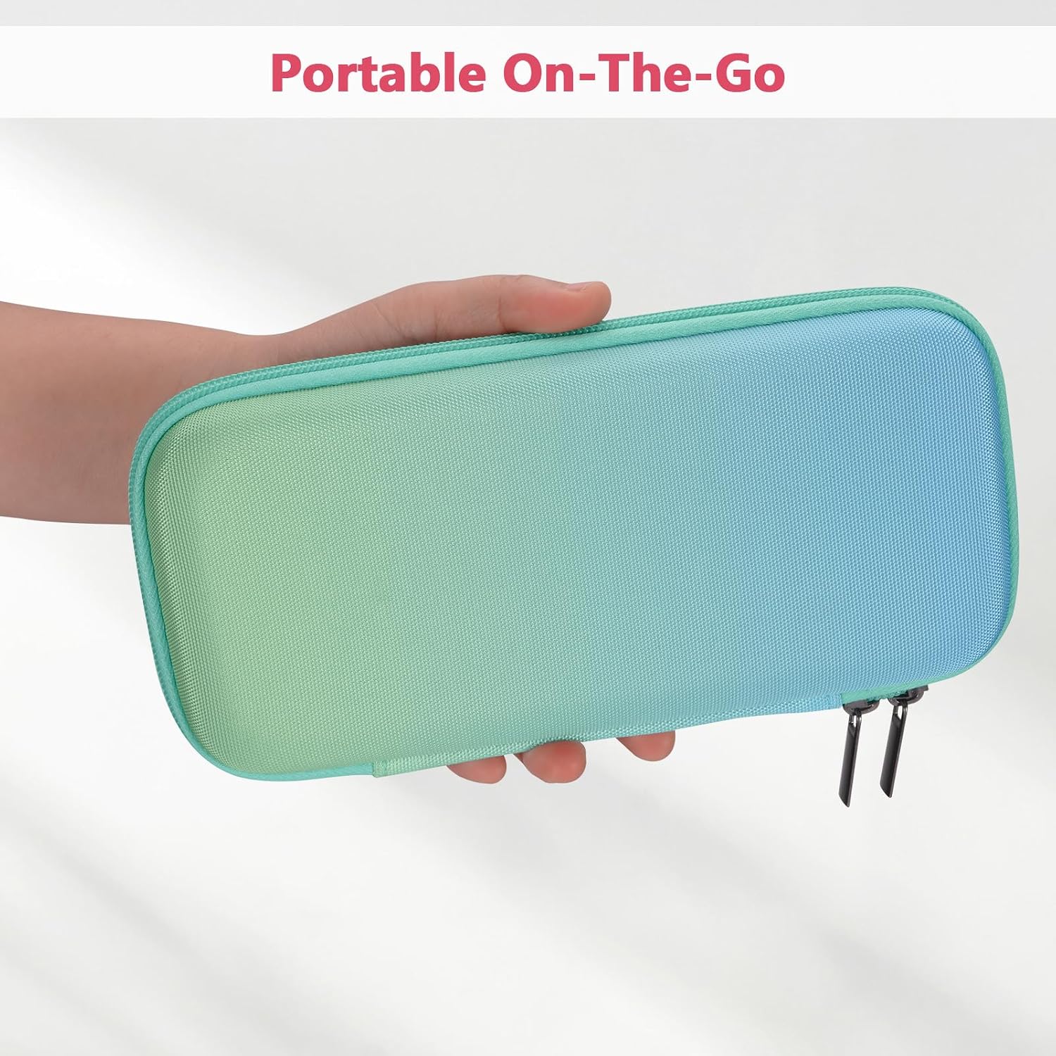 Thumbnail 4 de FINPAC Trousse scolaire EVA grande zippée Ombre Bleu-Vert (21,5 x 10 x 3,8 cm)