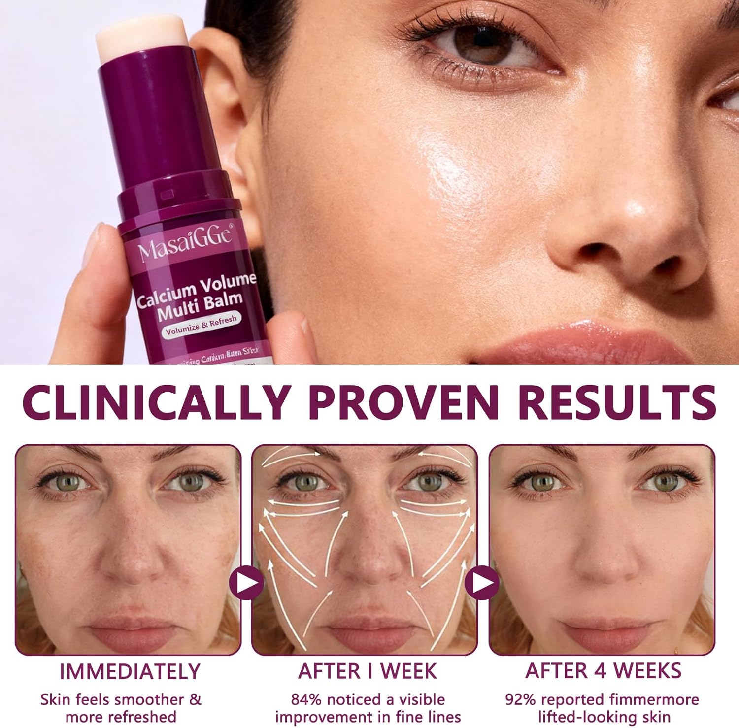 Thumbnail 3 de Feeliville Calcium Volume Multi Balm Stick (colágeno coreano) para cara, ojos y cuello