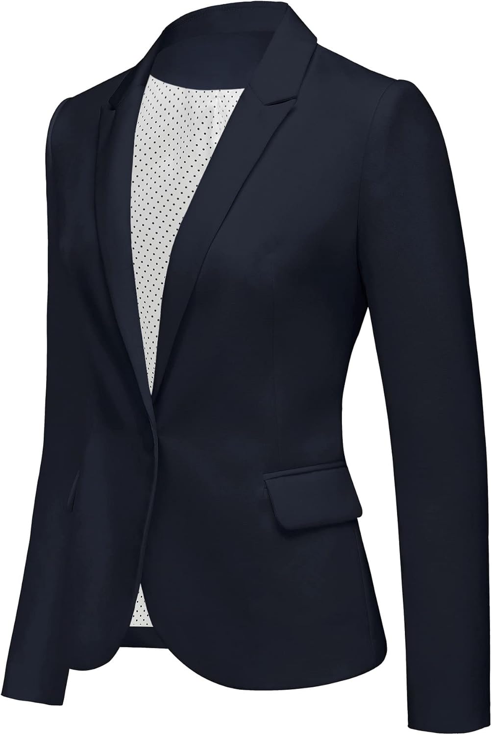Thumbnail 5 de LookbookStore Women’s Notched Lapel Pockets Button Work Blazer Jacket Suit