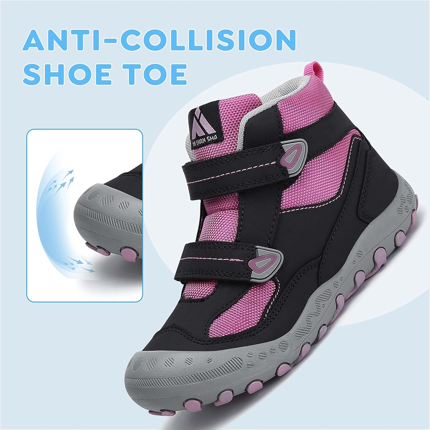 Thumbnail 2 de Mishansha Kinder-Wanderschuhe rutschfest – leichte Trekking-Wanderstiefel für Jungen & Mädchen (Gr. 24–38)