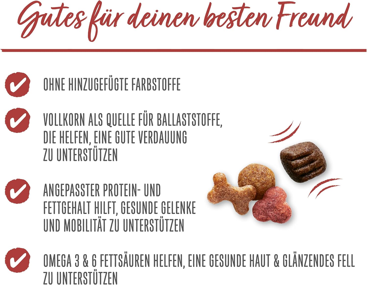 Detalle 2 de Beneful Original Hundefutter trocken mit Rind und Gartengemüse – 12 kg