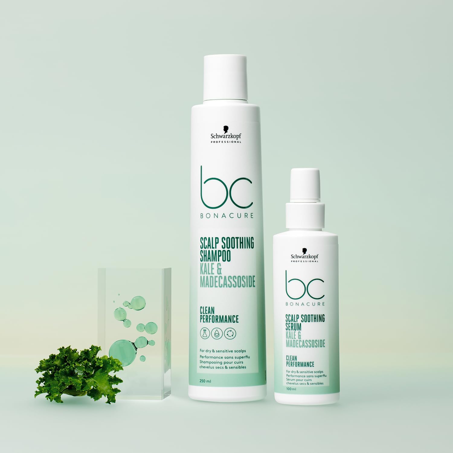 Thumbnail 6 de Schwarzkopf Professional Bonacure Soothing Shampoo for Dry, Sensitive Scalp (Kale & Madecassoside) 250 ml