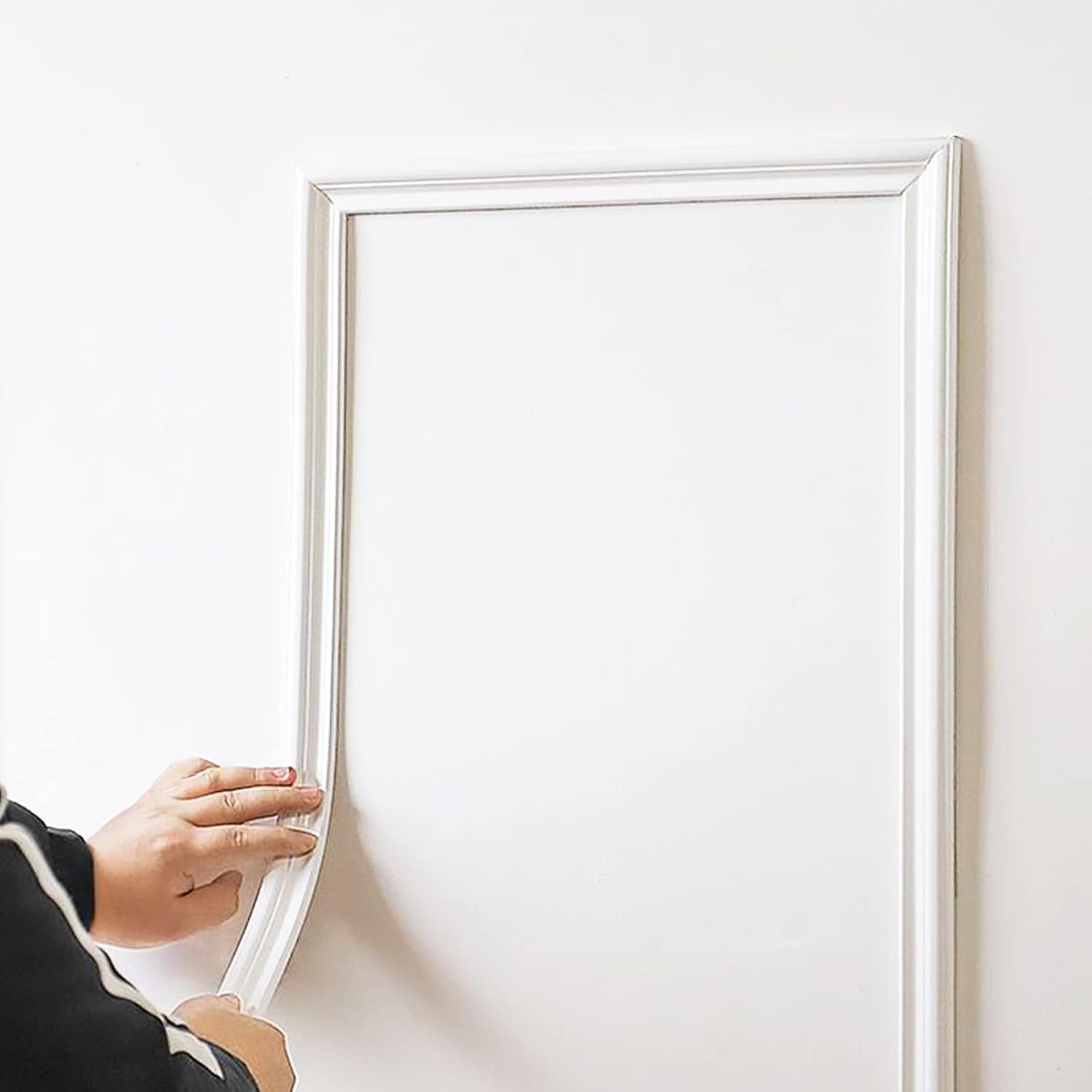 Thumbnail 1 de Gaahing Wall Molding Trim & Chair Rail, Peel and Stick Self-Adhesive 5m x 32mm – White