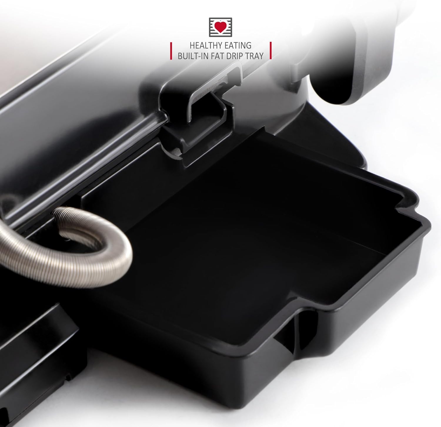 Detalle de NETTA Panini Maker & Health Grill – 2 Slice Sandwich Toaster, 1500W, Non-stick Plates