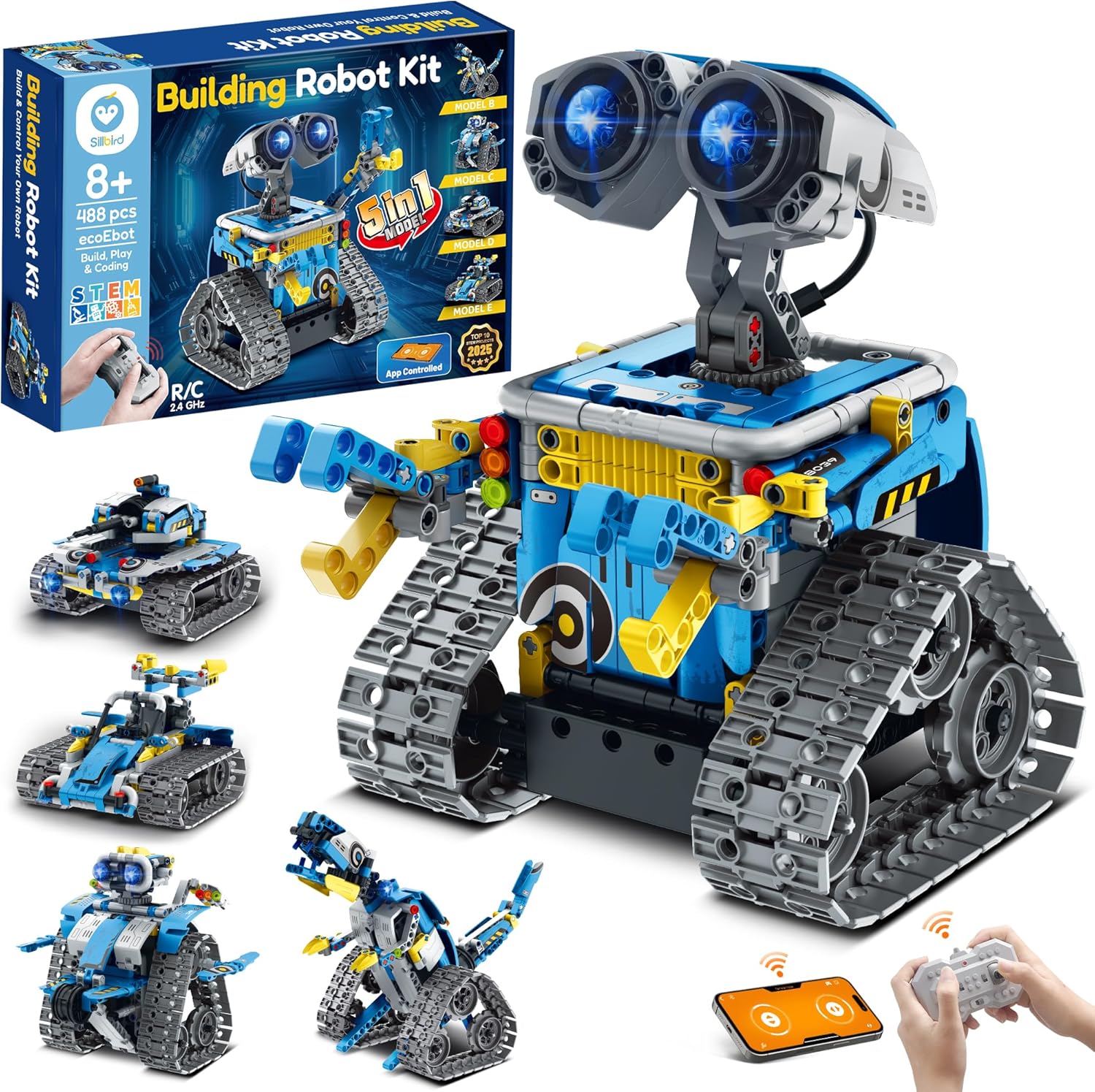 Thumbnail 6 de Sillbird Roboter Baukasten 488 Teile