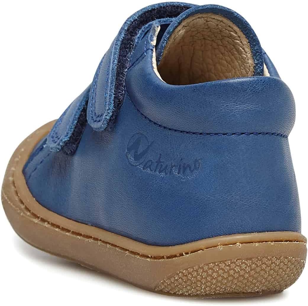 Detalle 2 de Naturino Chaussures Premiers Pas en Cuir – Bleu/Marron, 25