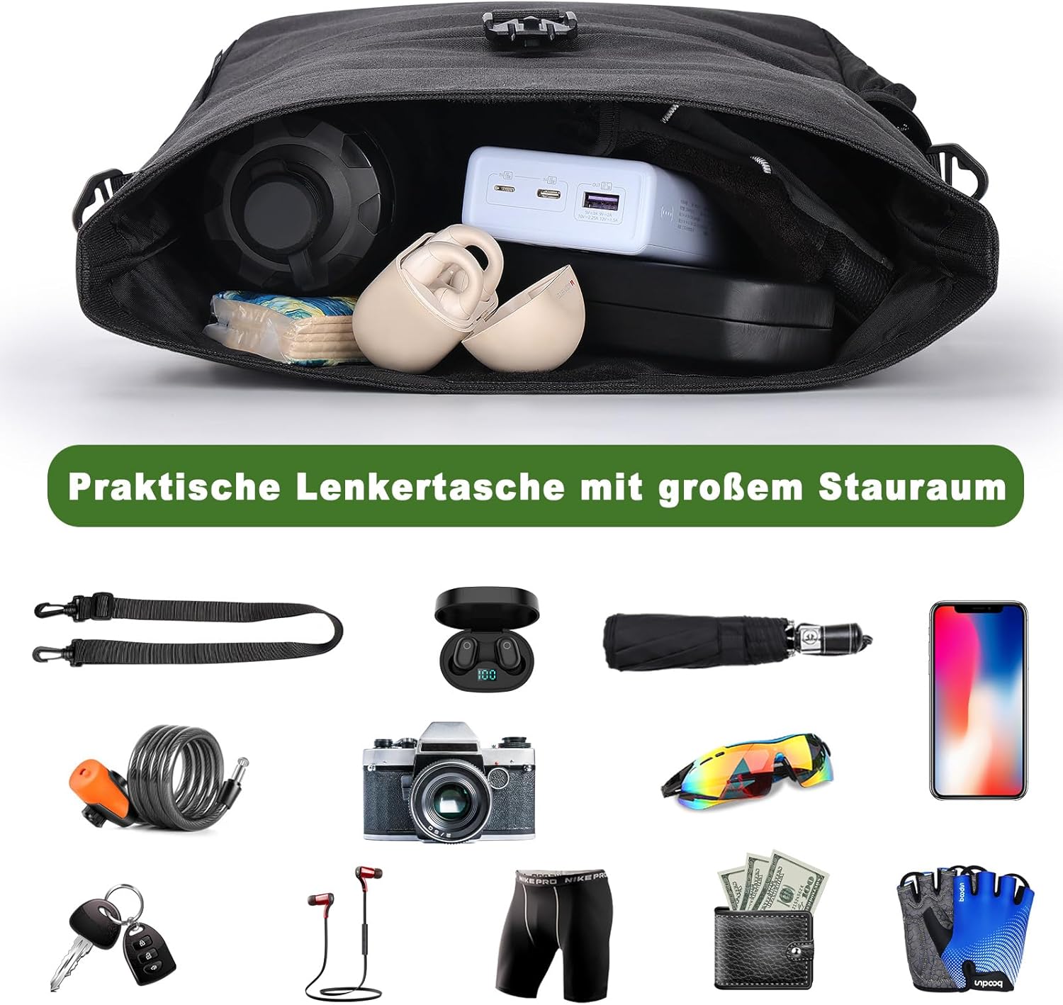 Thumbnail 1 de GXCROR Lenkertasche 9L 🚲