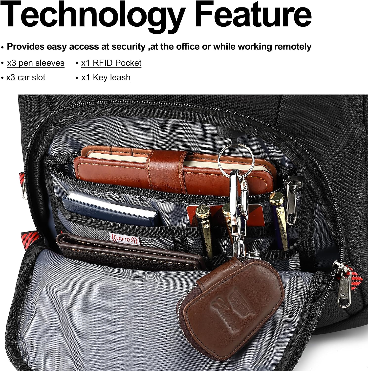 Detalle de Boavan Laptop Backpack 15.6-Inch