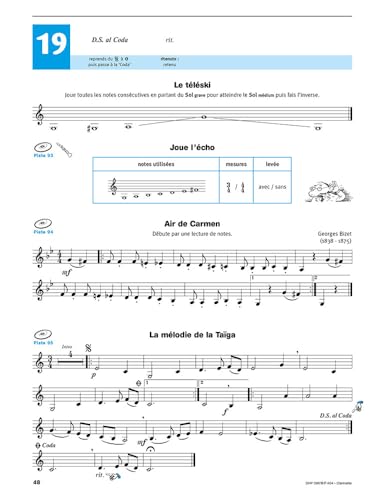 Detalle 2 de Écouter, lire et jouer 1 Méthode de Clarinette – De Haske, apprentissage progressif pour débutants