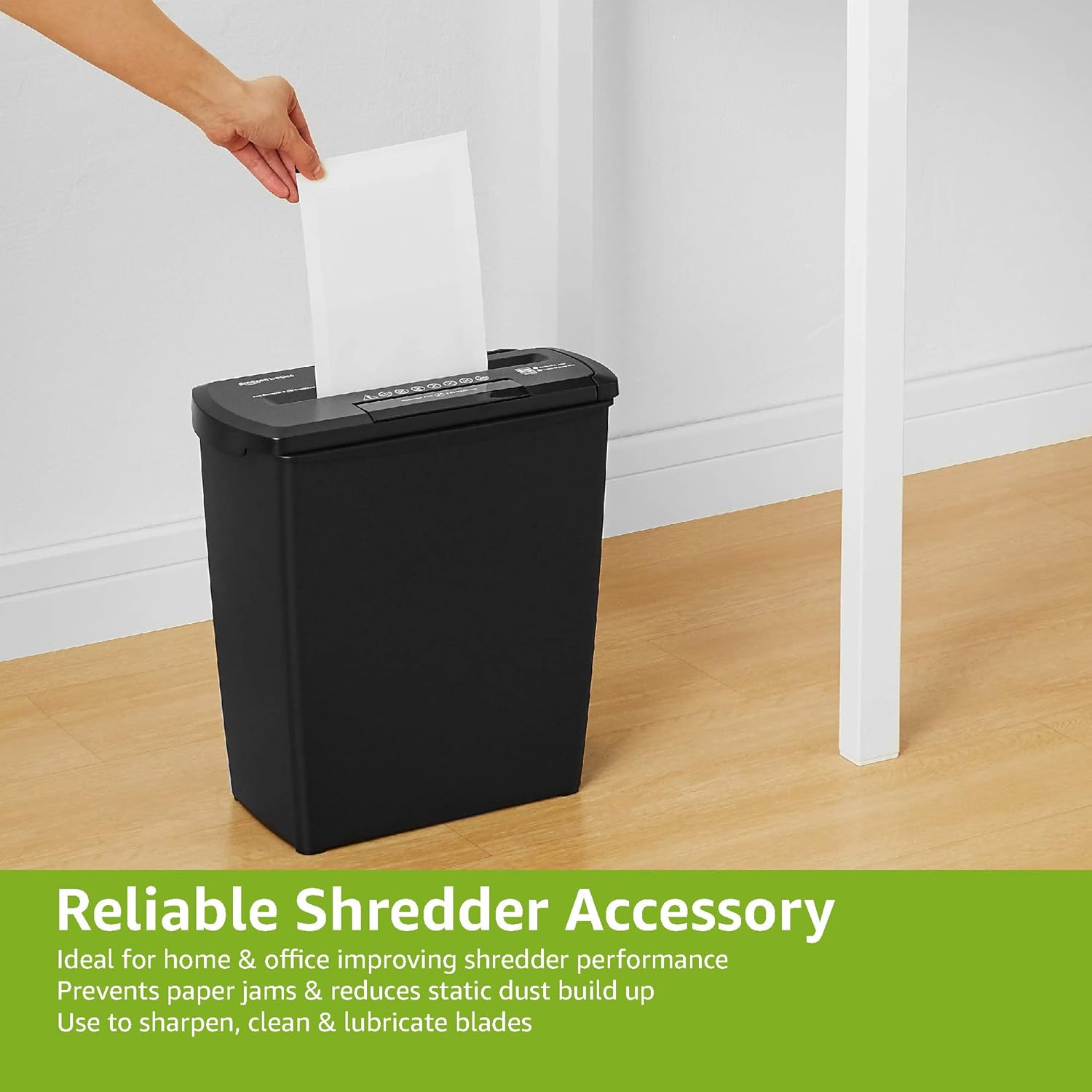 Detalle de Amazon Basics Micro Cut Paper Shredder Sharpening & Lubricant Sheets (Pack of 24)