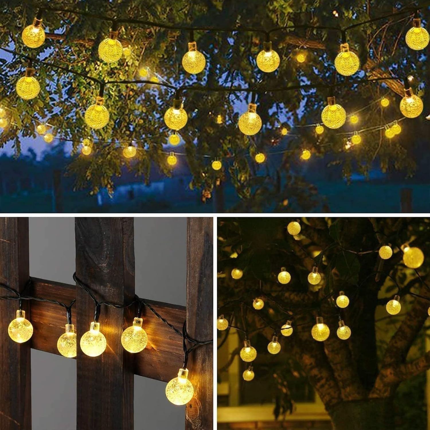 Detalle 1 de Moxled Solar Lichterkette Außen 60 LED