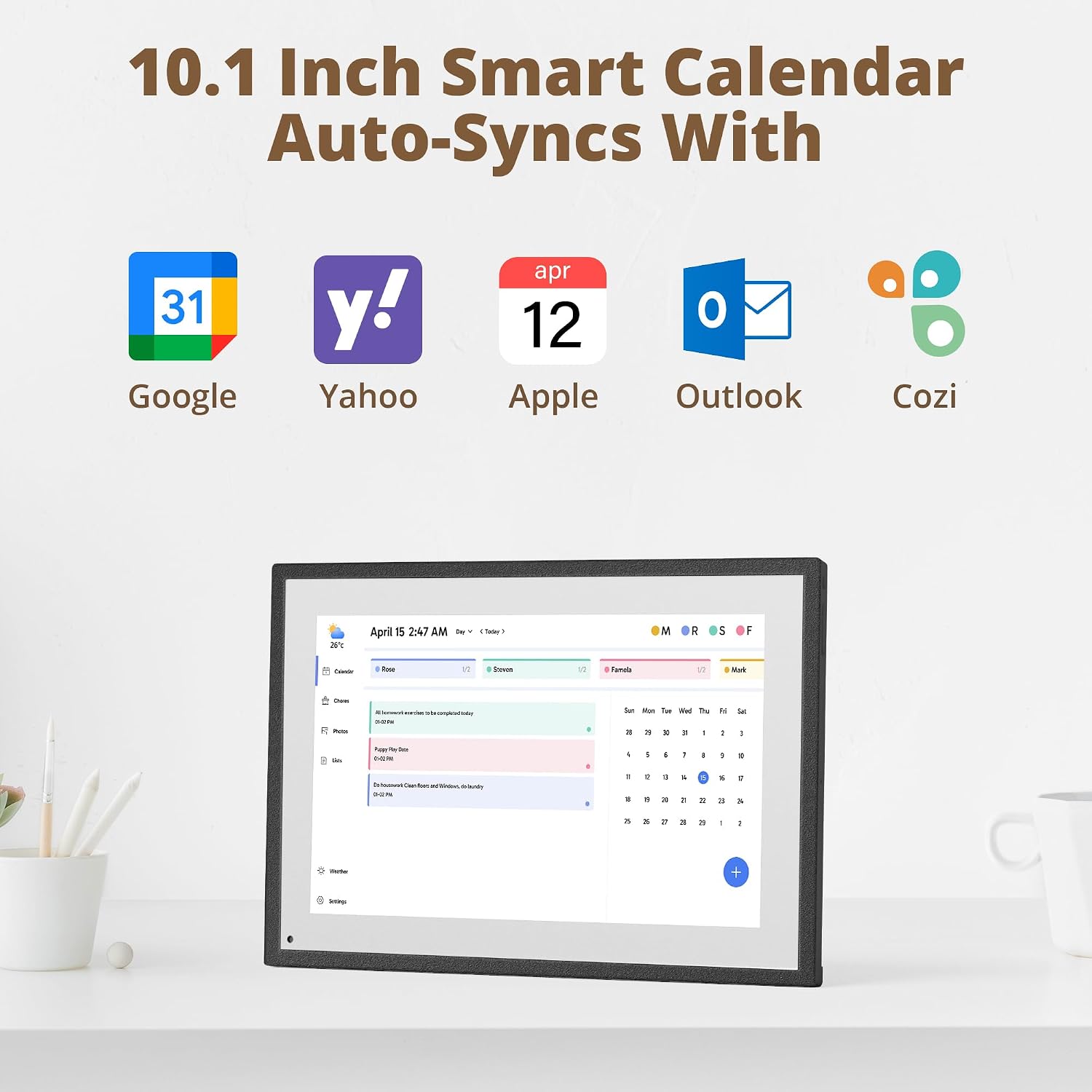 Detalle 2 de Dragon Touch 10,1" Digitaler Kalender 32 GB 📅