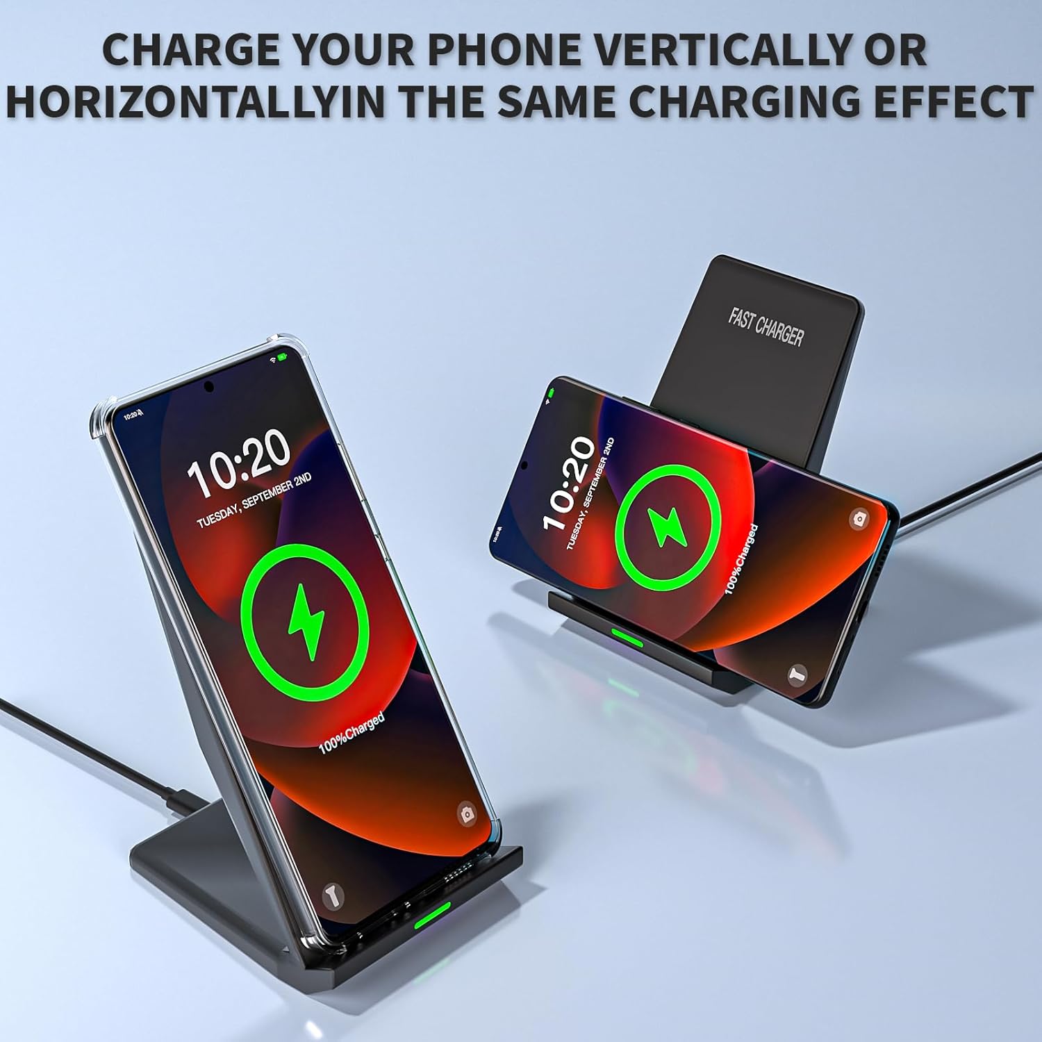 Detalle 2 de Wireless Charger Station 15W Charging Stand