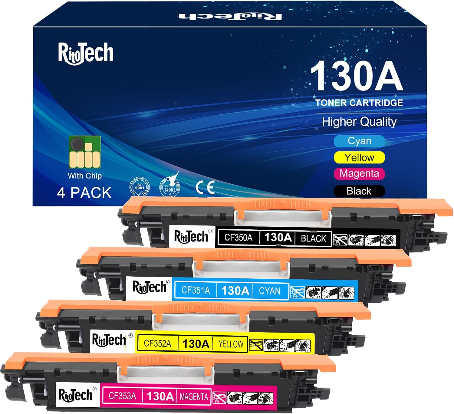 Detalle de 130A Toner Cartridge 4-Pack