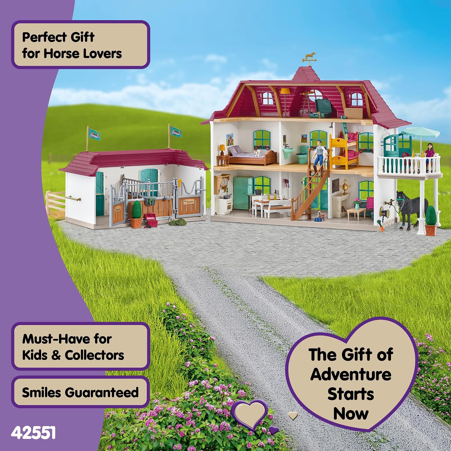 Thumbnail 4 de Schleich Lakeside Country House Playset 42551