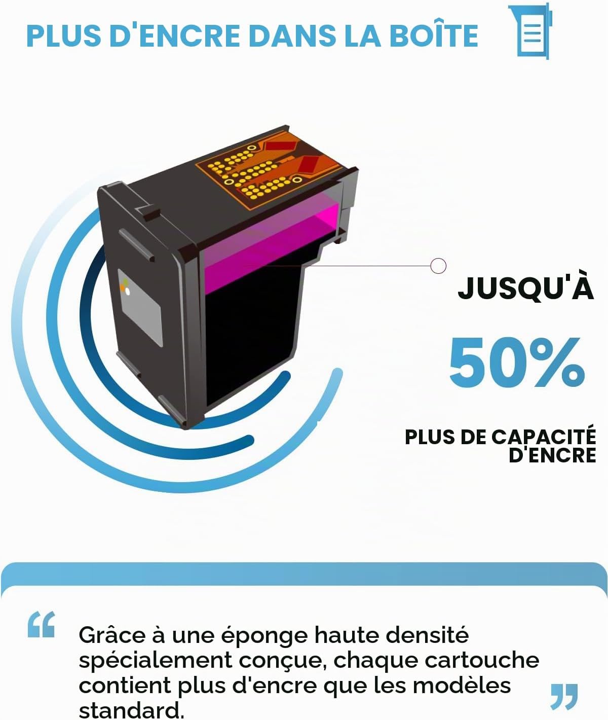 Thumbnail 3 de INKYEAH 301 XL zwarte inktcartridges, 2-pack voor HP DeskJet, ENVY en OfficeJet