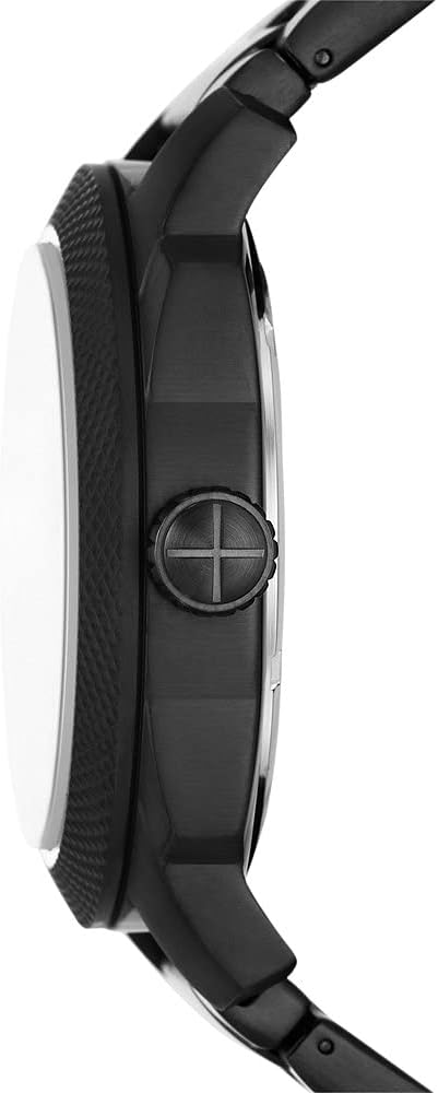 Detalle 2 de Fossil Machine Uhr für Herren – Quarz-Dreizeiger mit Datumsanzeige, 49 mm Gehäuse