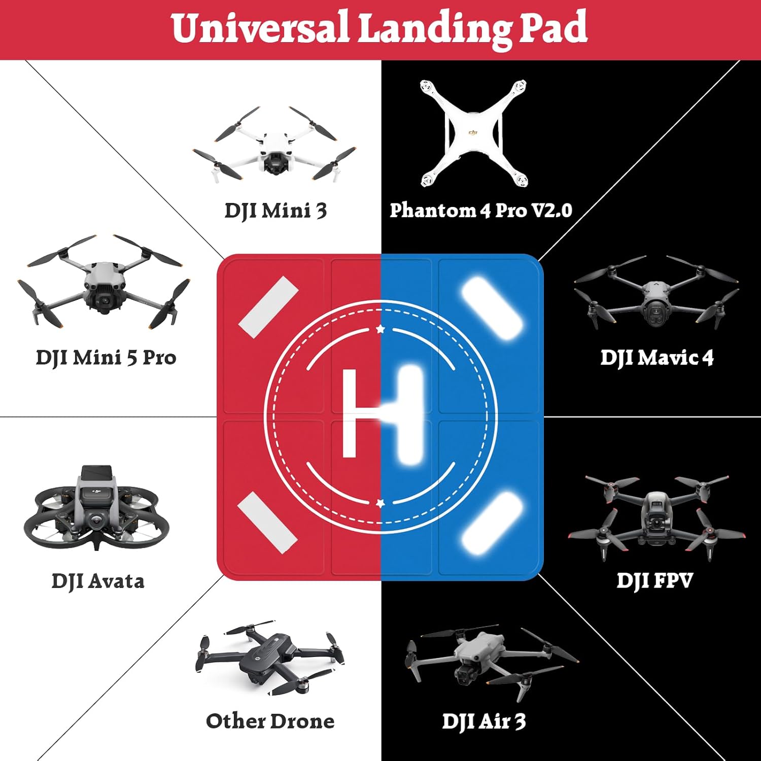 Thumbnail 1 de Drone landing pad 20 inch FPVtosky