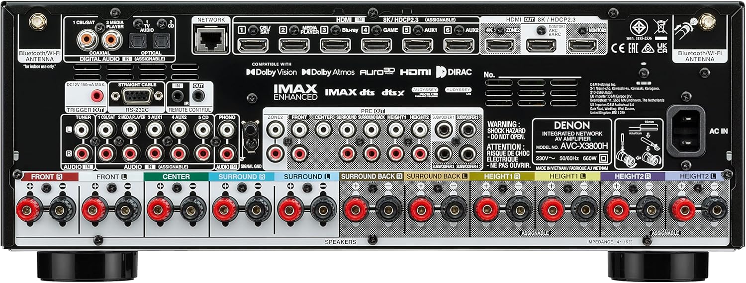 Thumbnail 1 de DENON AVC-X3800H amplificatore AV 9 canali