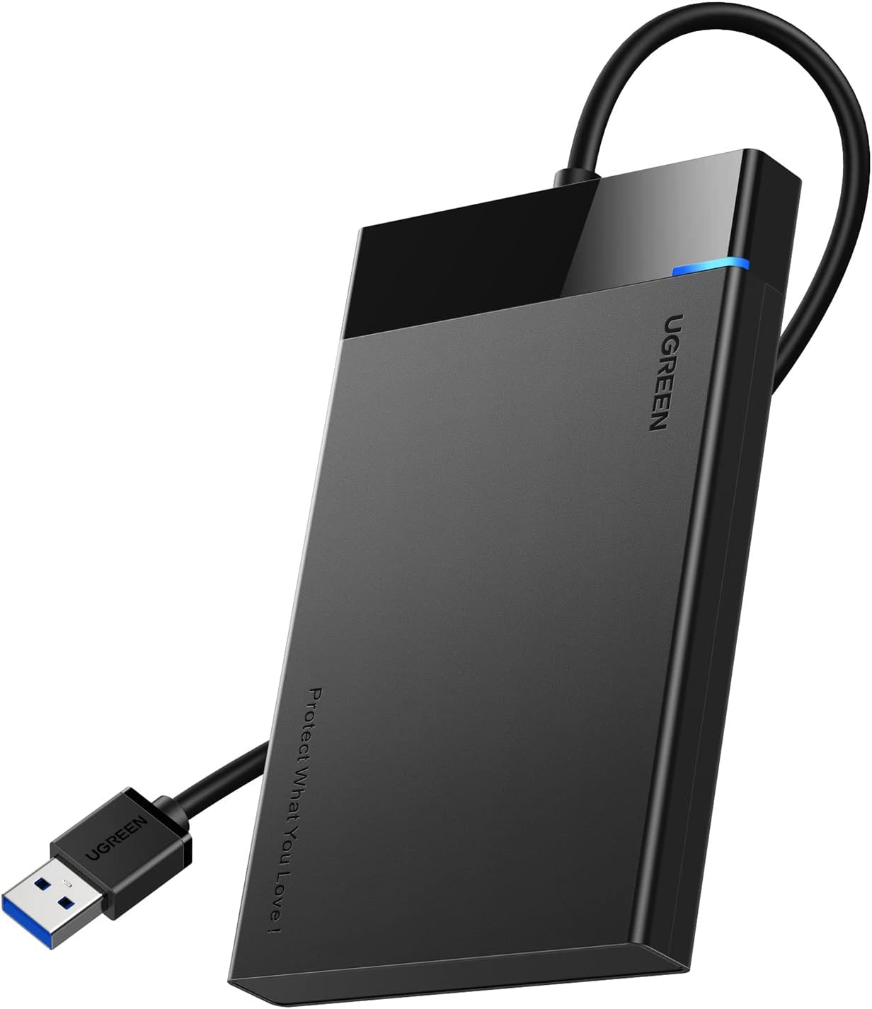 Detalle de UGREEN 2.5インチ HDD/SSDケース USB 3.0接続・ケーブル一体型・UASP対応・6TB対応