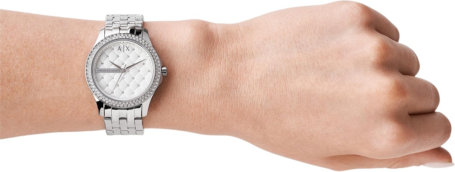 Thumbnail 3 de Armani Exchange Montre pour Femmes – Quartz, boîtier 36 mm, bracelet acier inoxydable (ou cuir/silicone)