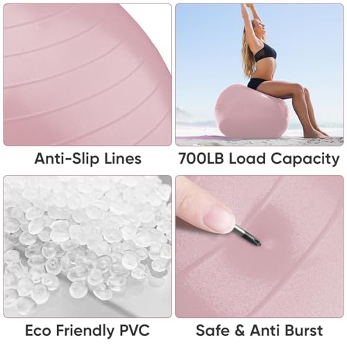 Thumbnail 1 de APEXUP Yoga Ball 65 cm Stability Exercise Ball 🧘♀