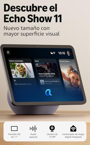 Thumbnail 6 de Amazon Echo Show 11 (última generación): pantalla Full HD de 11" con Alexa+ y sonido envolvente