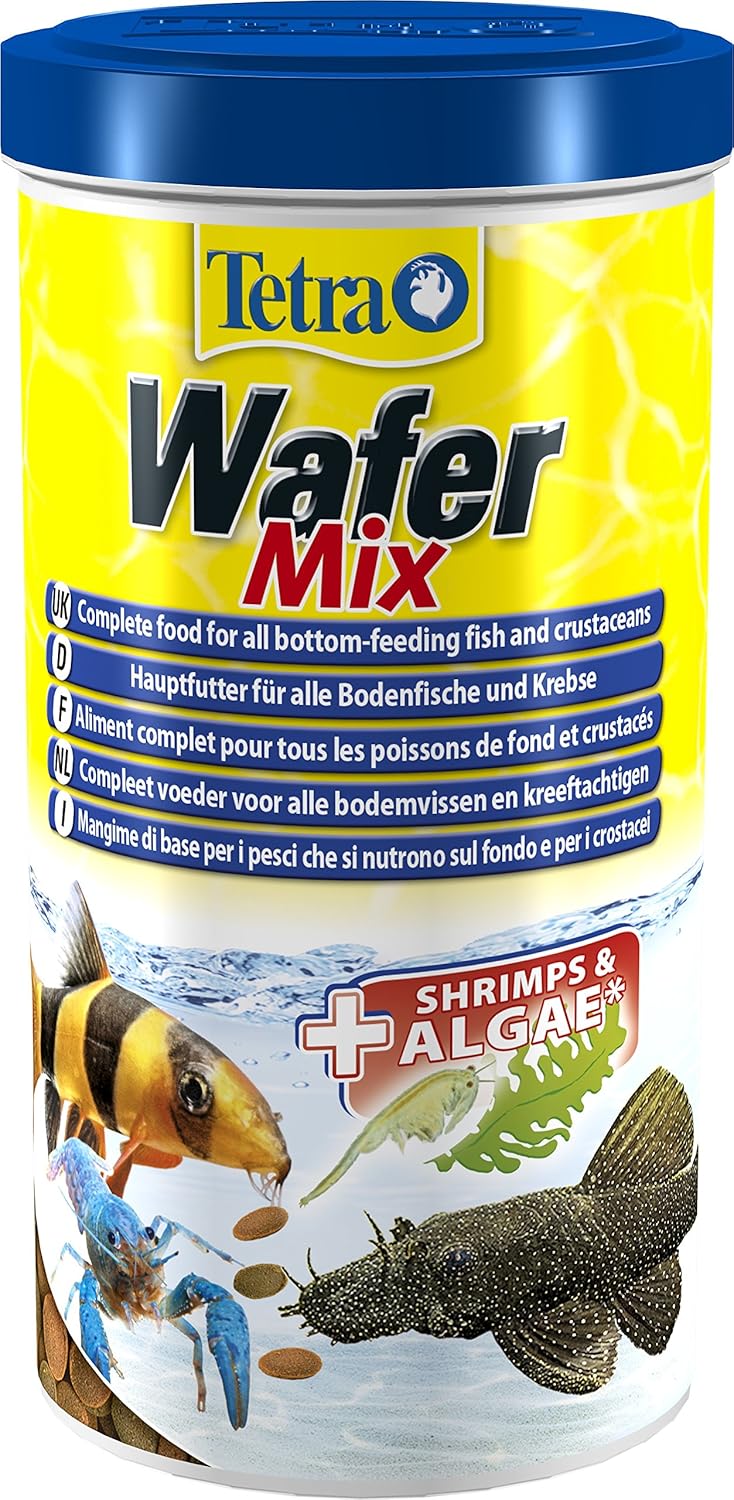 Detalle 2 de Tetra Wafer Mix Aliment Complet pour Poisson de Fond et Crustacé Multicolore, 1L