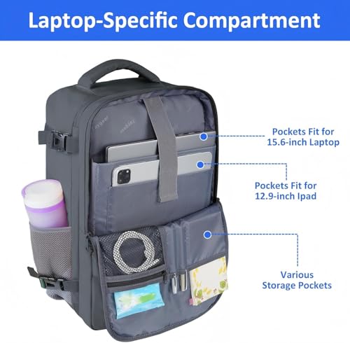 Detalle 2 de Taygeer Easyjet Cabin Bag 45x36x20 Underseat Travel Backpack