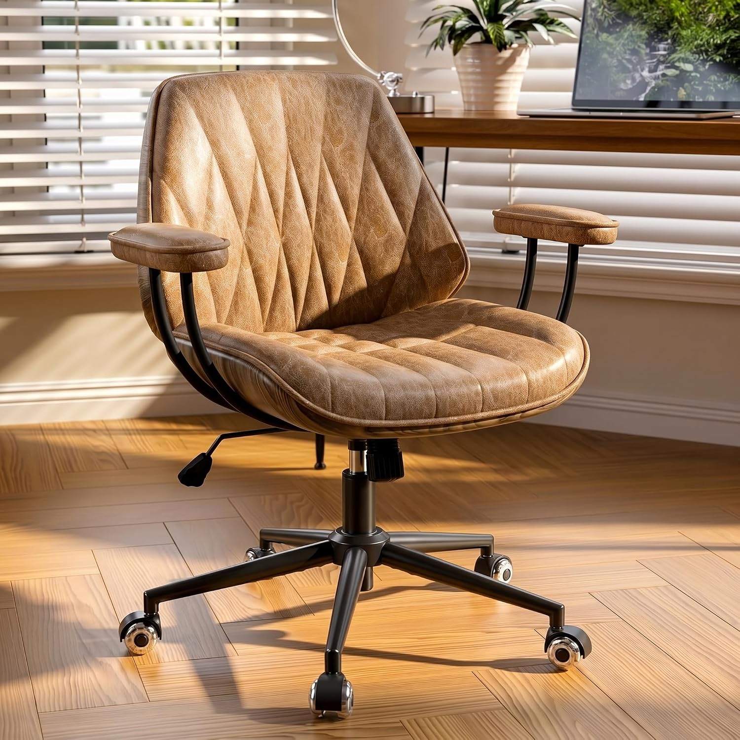 Detalle de Bananister Faux Leather Office Chair