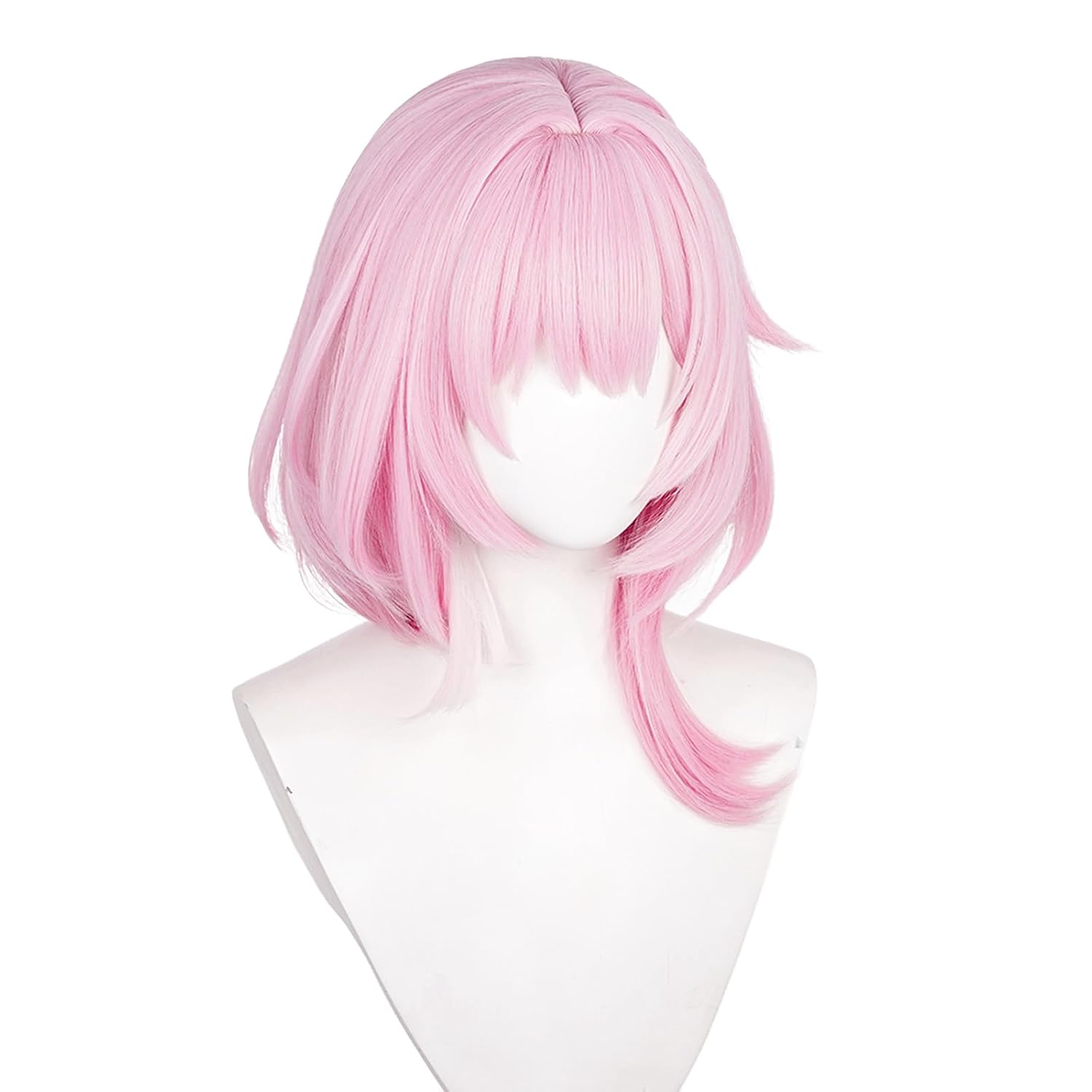 Detalle de Honkai Star Rail Charakter Cosplay‑Perücke (Cyrene) – Hochtemperaturbeständig, verstellbare Kappe