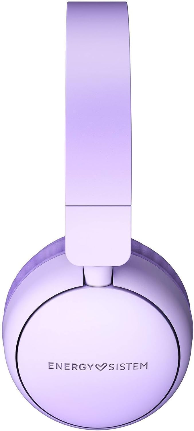 Detalle de Energy Sistem UrbanTune Kopfhörer mit Kabel – Violett, recycelte Materialien, Mikrofon