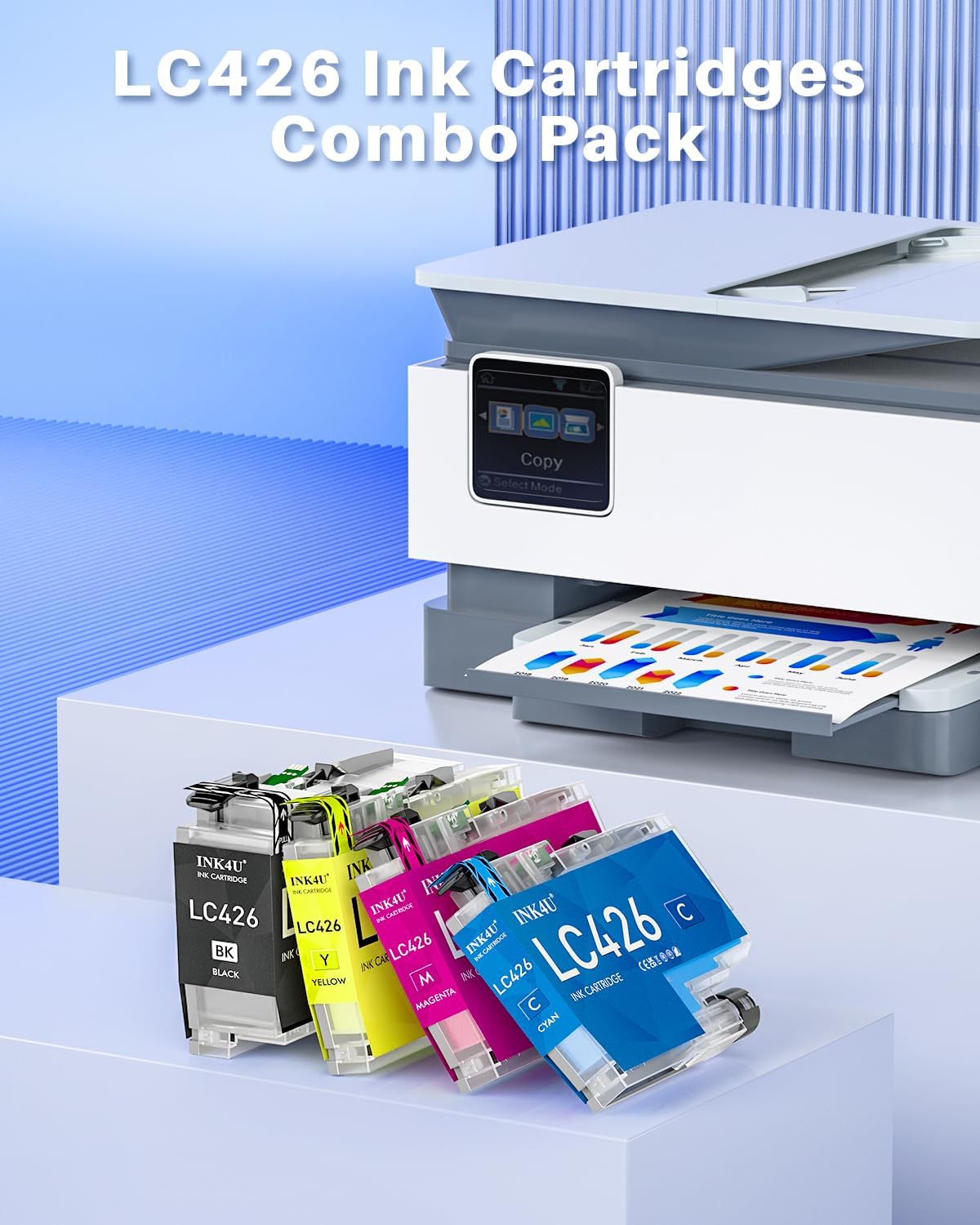 Thumbnail 5 de INK4U LC426 Patronen 8er-Pack kompatibel zu Brother LC-426 (LC-426BK/LC-426C/LC-426M/LC-426Y)